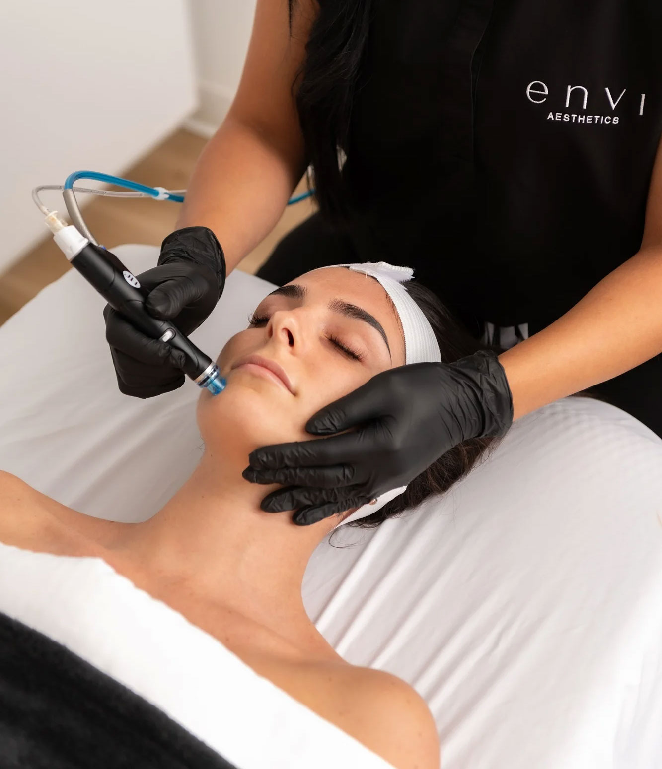 Hydrafacial treatment at Envi Aesthetics in Aldie, VA