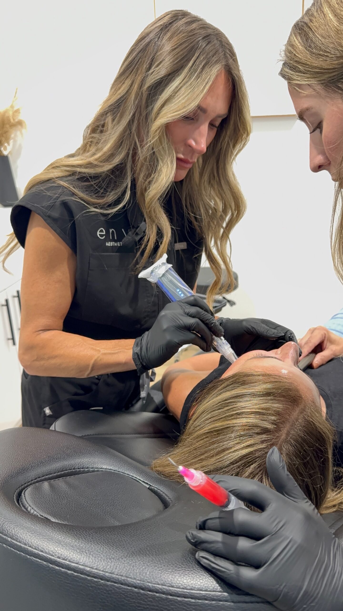 Microneedling treatment at Envi Aesthetics in Aldie, VA